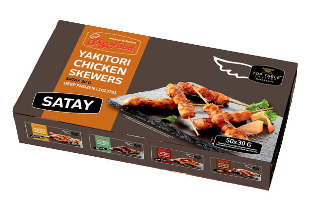 Yakitori Chicken Skewers Satay 50x30g