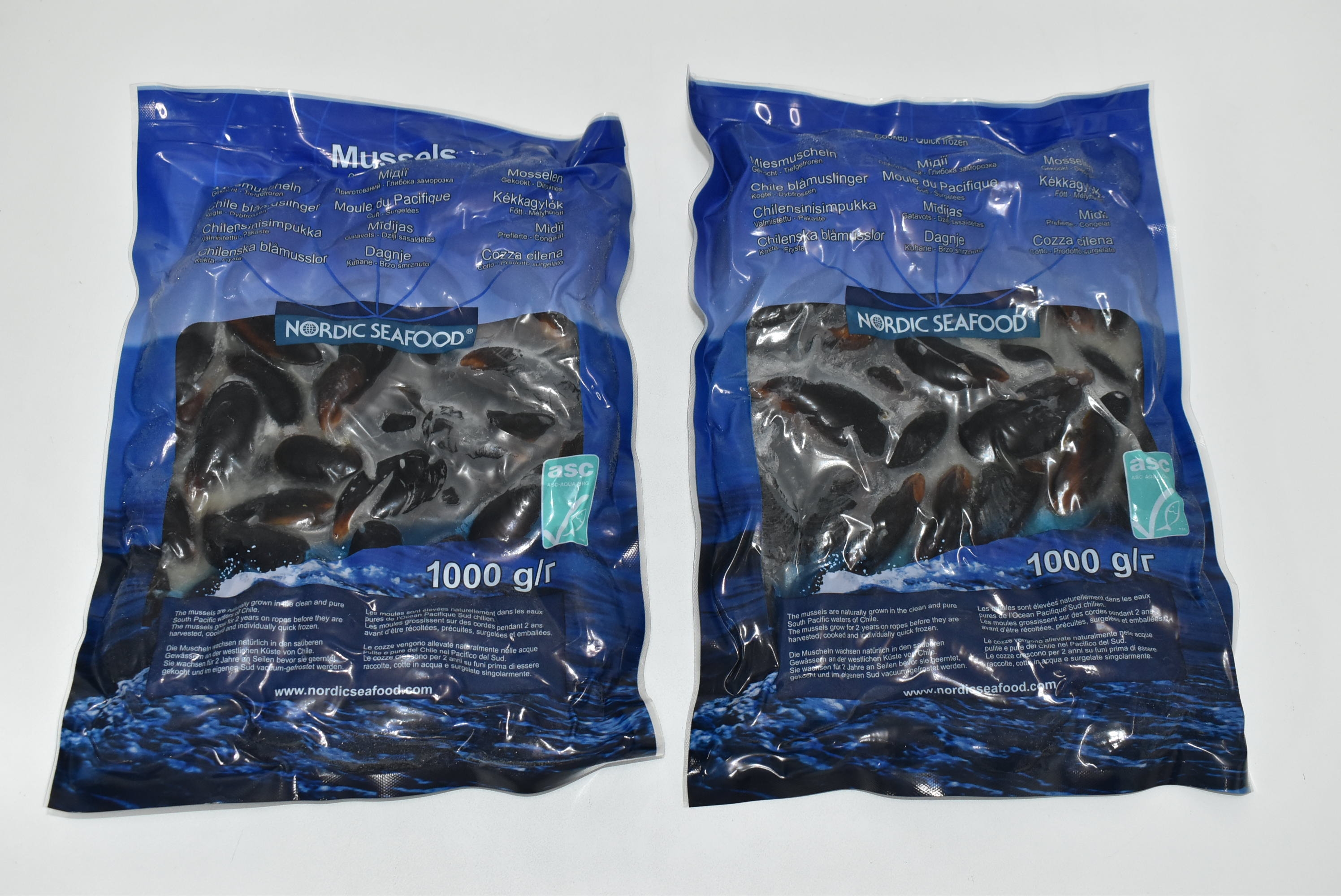 Kogte blåmuslinger 5x1kg