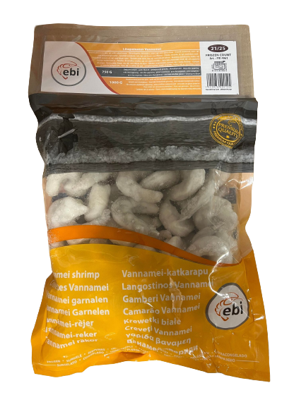 Vannamei Rejer EBI 21/25 PD 25% 10x1kg