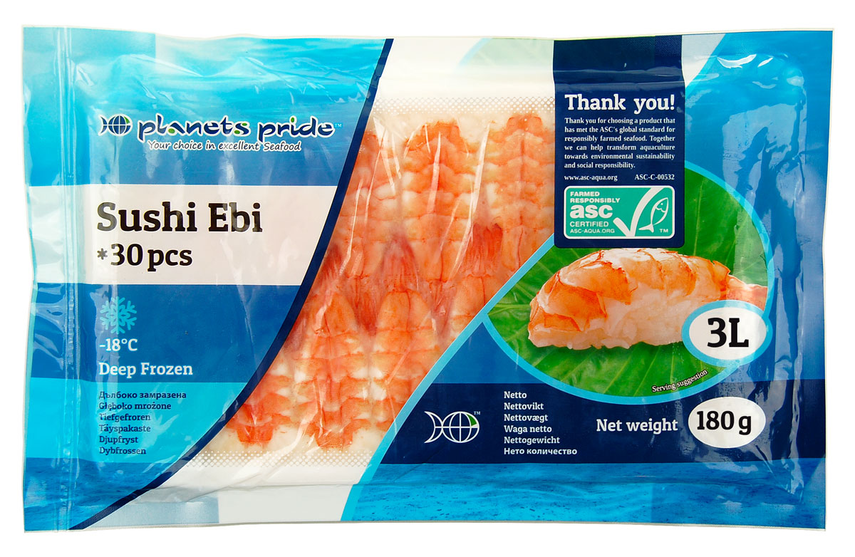Sushi Ebi 3L 40x180g 