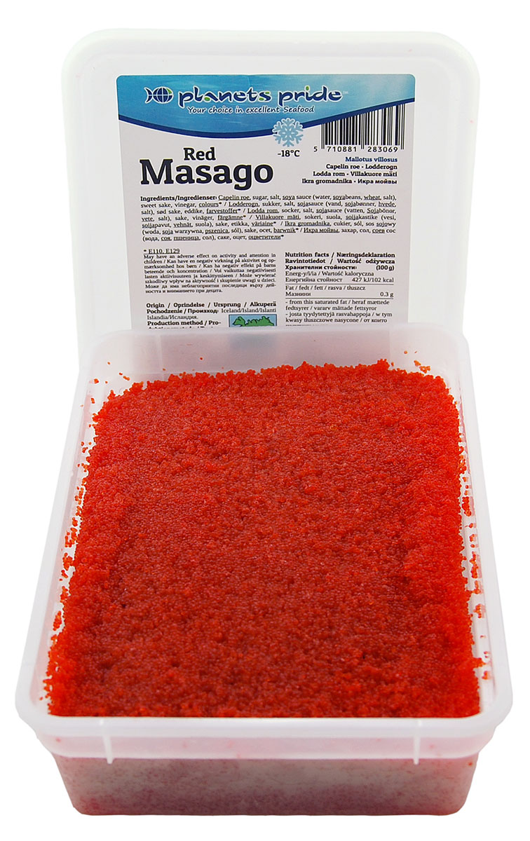 Masago Rød 500g