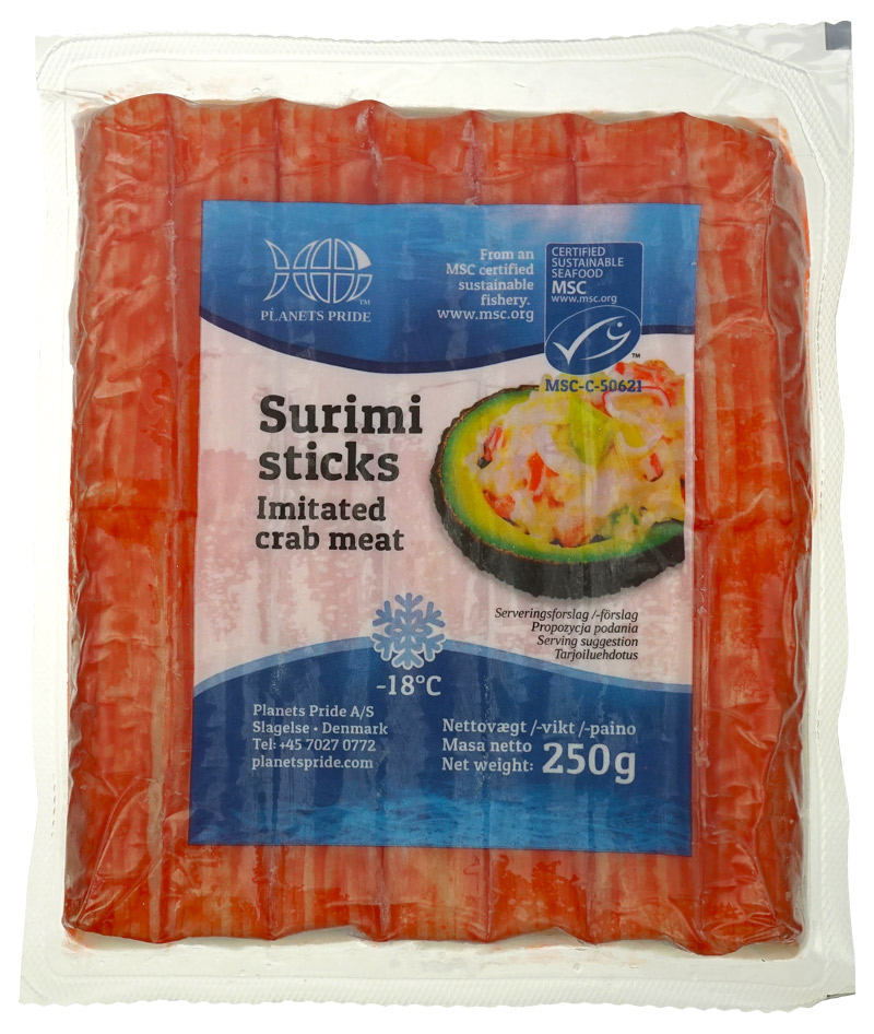 Surimi Sticks Rød 7CM 20x250g