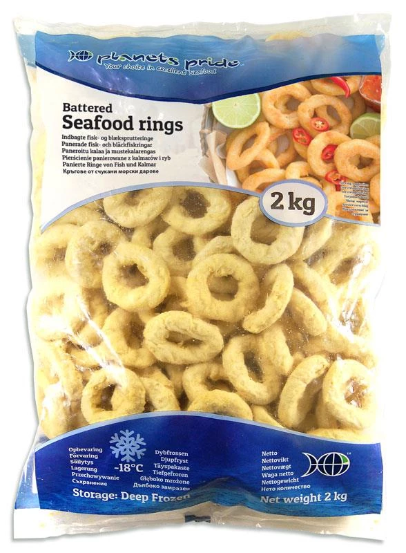 Blæksprutte Ringe 4x2kg