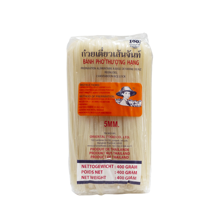 Risnudler Banh Pho Thuong Hang 5MM 34x400g