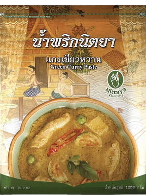 Green Curry Paste Nittaya 10x1kg