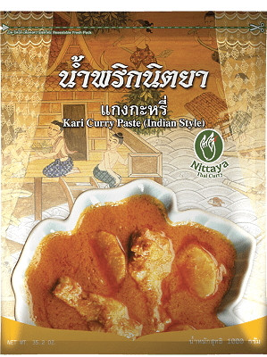 Yellow Kahri Curry Paste Nittaya 10x1kg