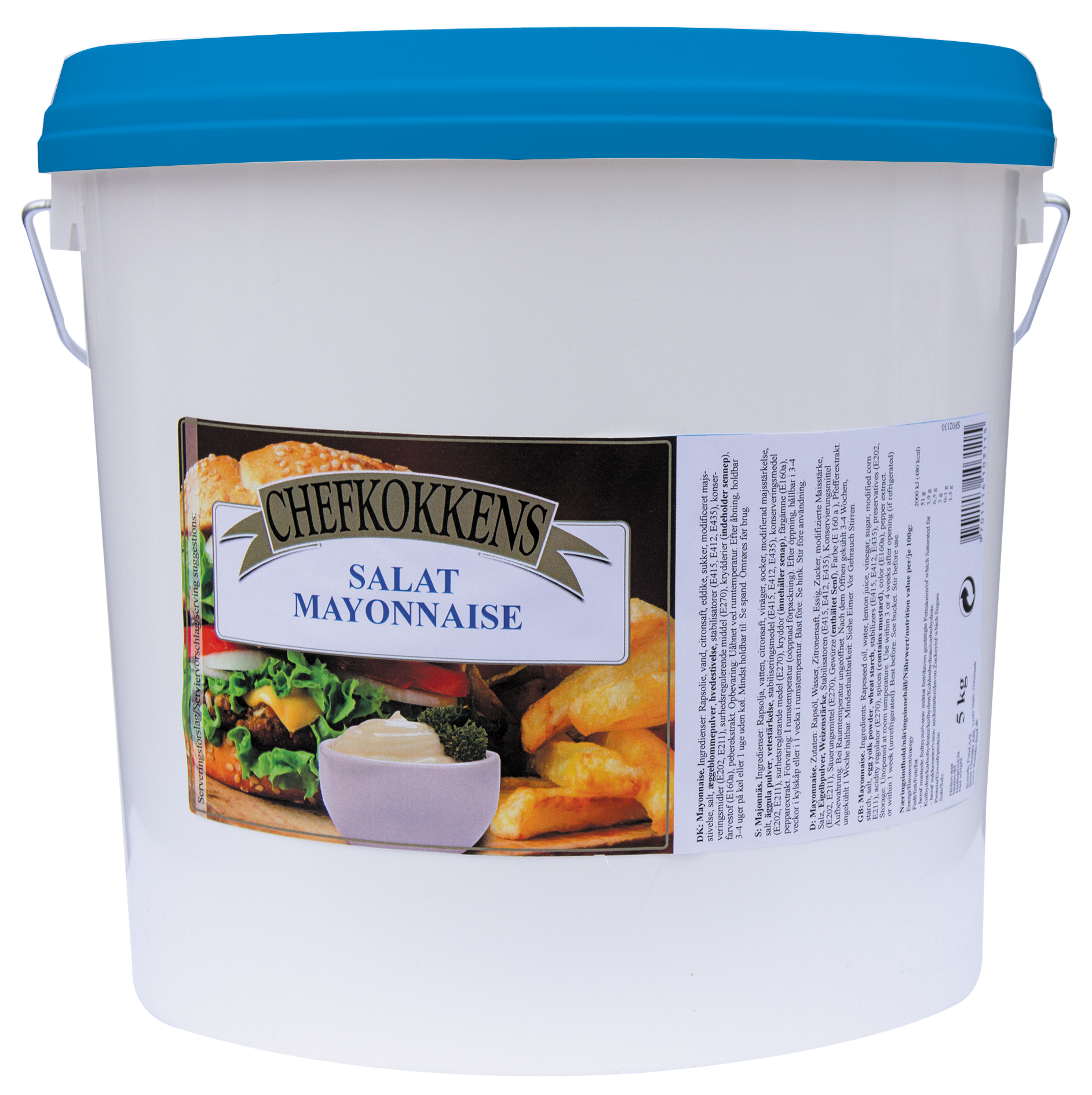 Salatmayonnaise Chefkokkens 50% 5L