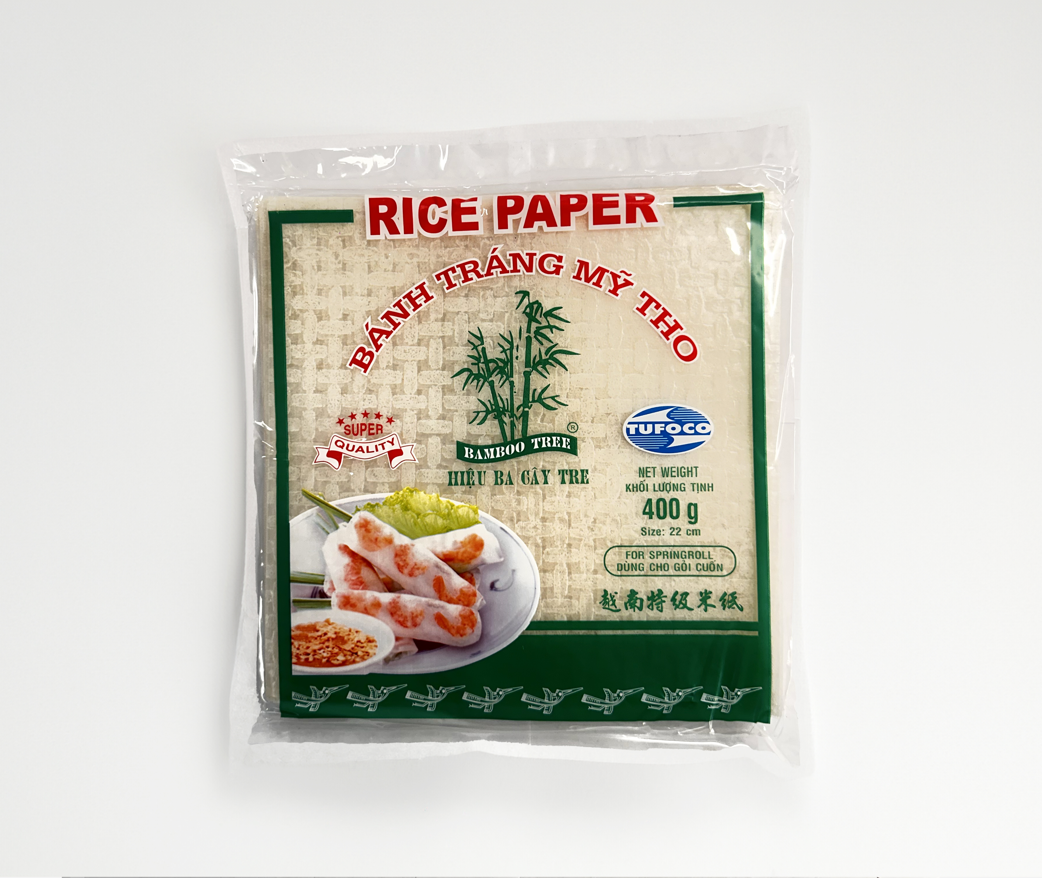 Rispapir Banh Trang My Tho Firkantet 1x36pk