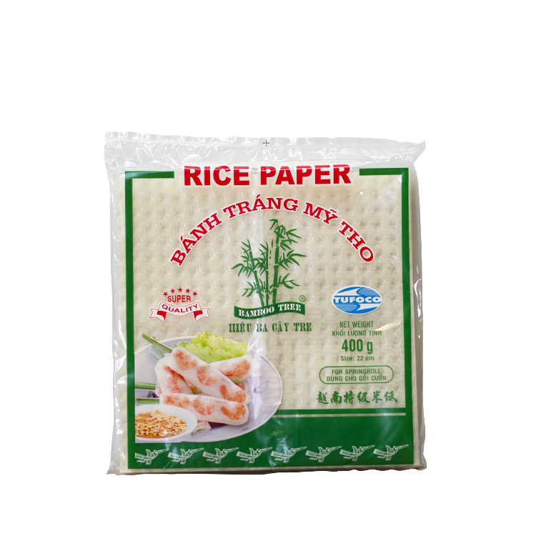 Rispapir Banh Trang My Tho Firkantet 1x36pk