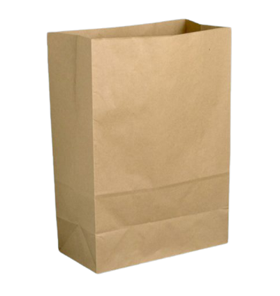 Papir Pose BRUN 23L u/ hank 35x17x35cm 200stk